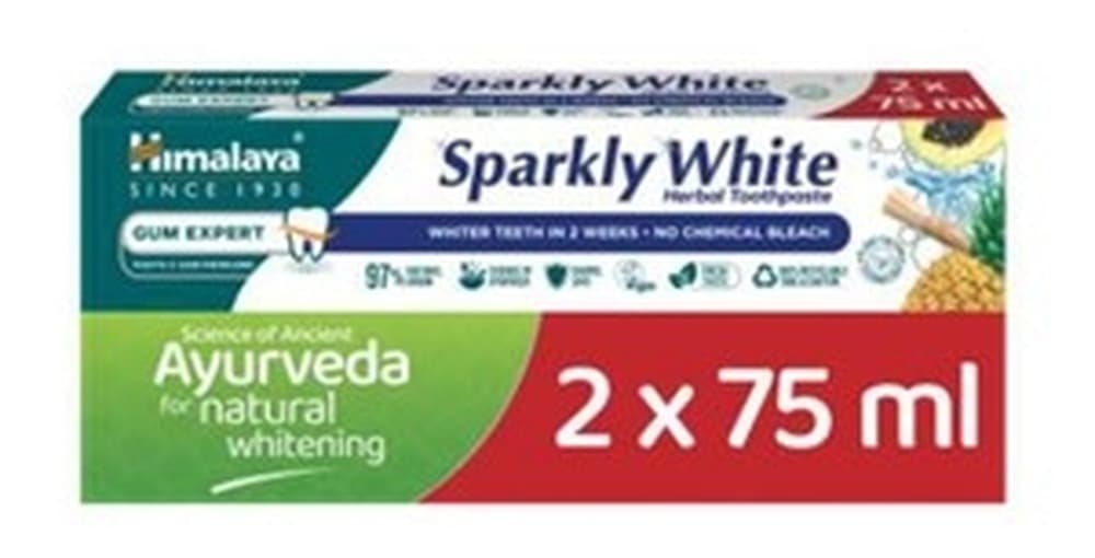 Pas zebrowany Himalaya Sparkly White 75 x 2 cm