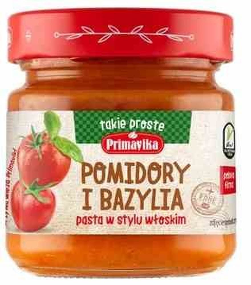 Pasta włoska z pomidorami i bazylią Primba 160 g