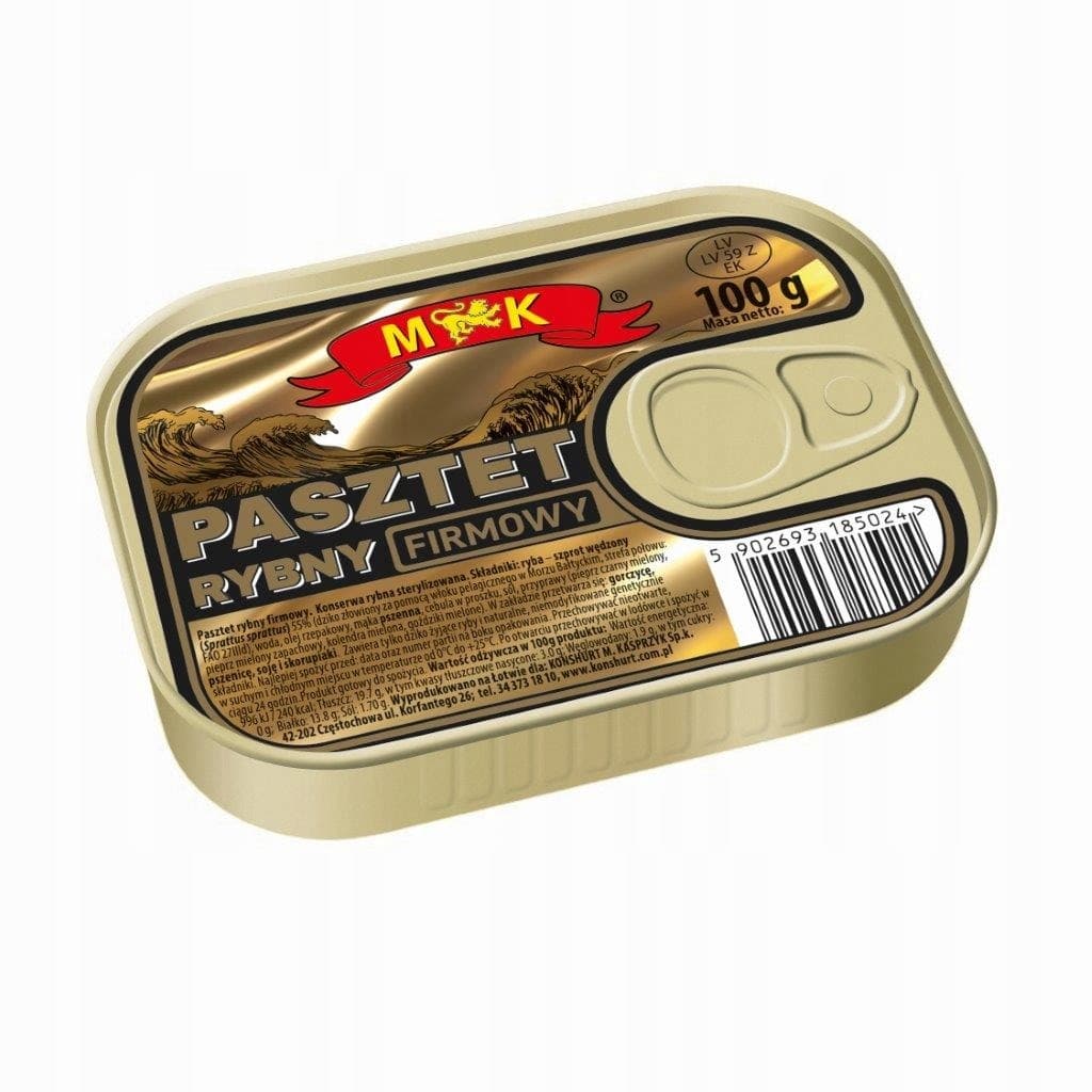 Pasztet ze szprotów wędzonych MK 100g