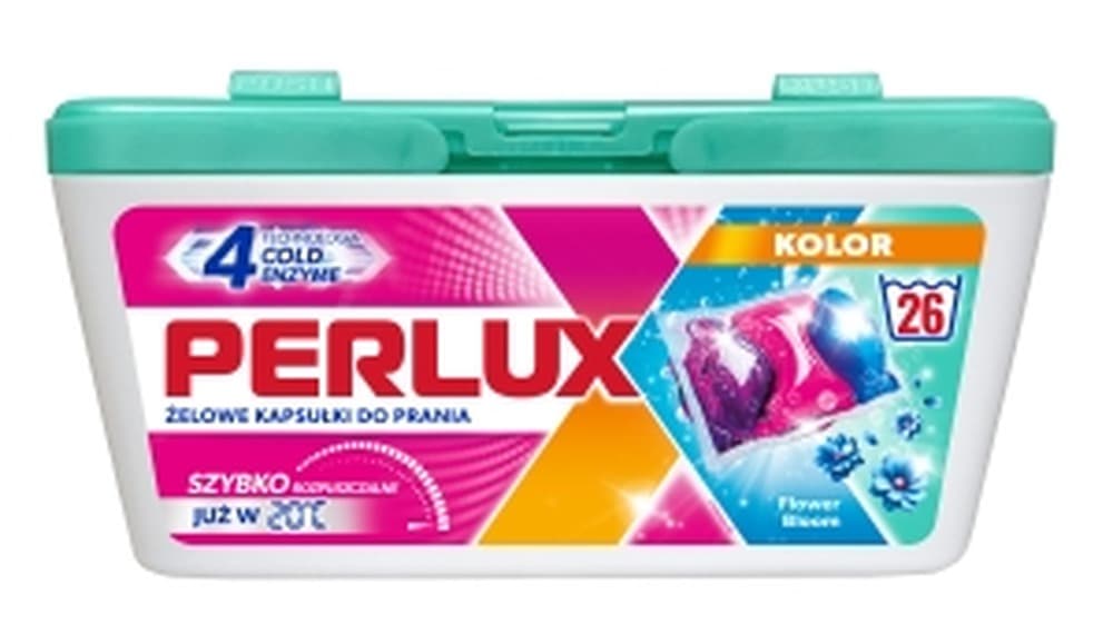 PERLUX Kapsułki Żelowe do Prania Kolorów 26 szt.