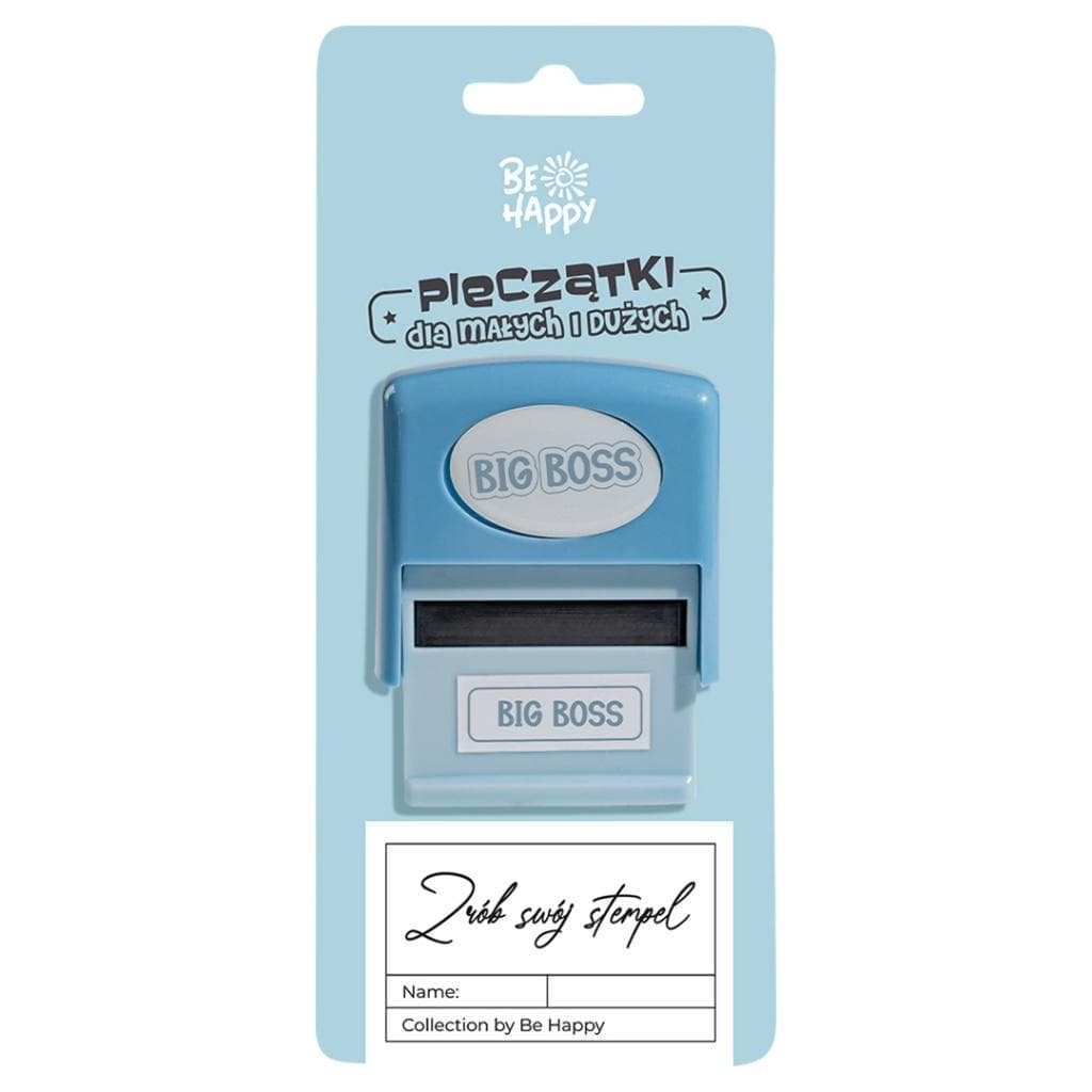 Pieczątka z napisem Big Boss - idealna do biura i domu