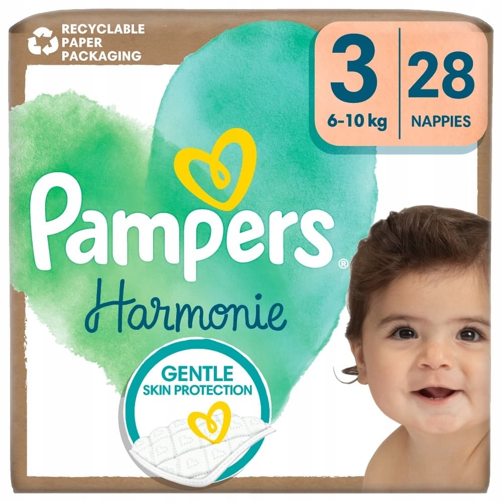 Pieluszki Pampers Harmonie rozmiar 3