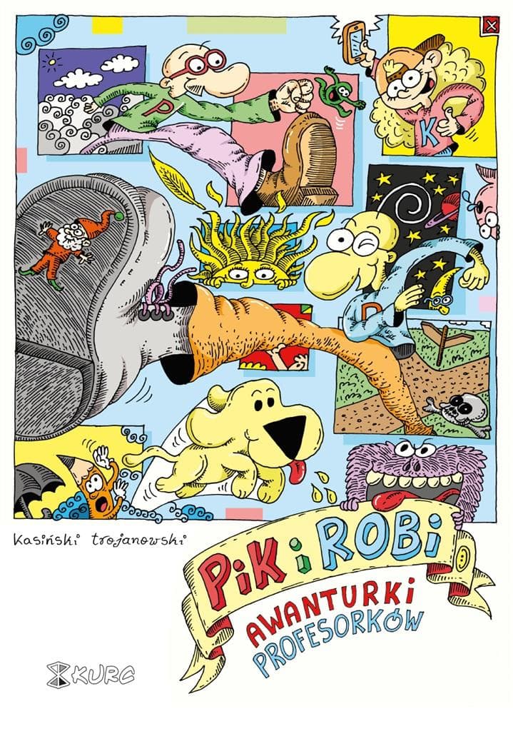 Pik i Robi Awanturki profesorków - komiksy Piotr Kasiński, Robert Trojanowski