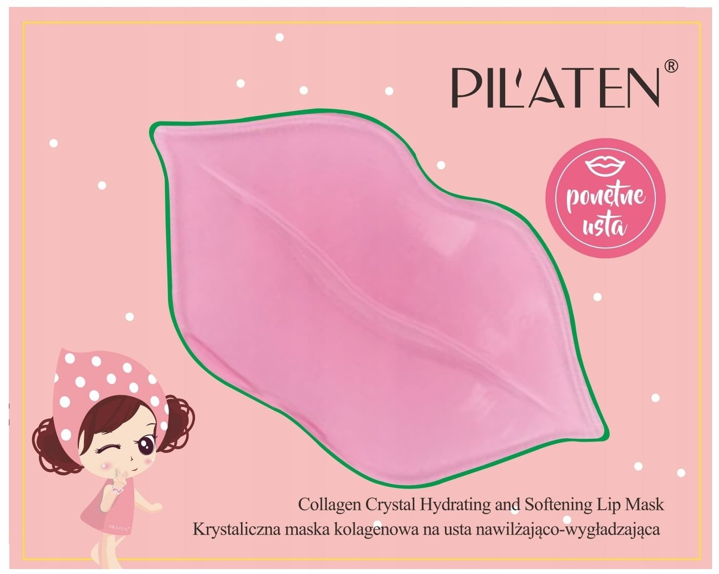 PILATEN Kolagenowa Maska na Usta 7 g