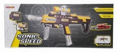 Pistolet karabin z efektami świetlnymi i dźwiękowymi