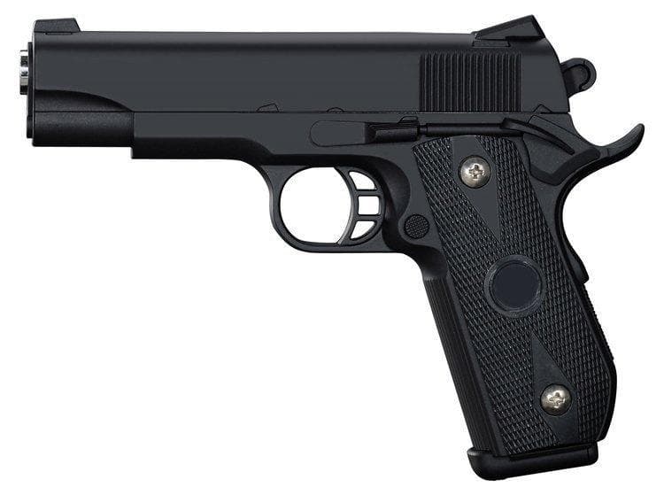 Metalowy pistolet V33 replika broni krótkiej 19,5 cm