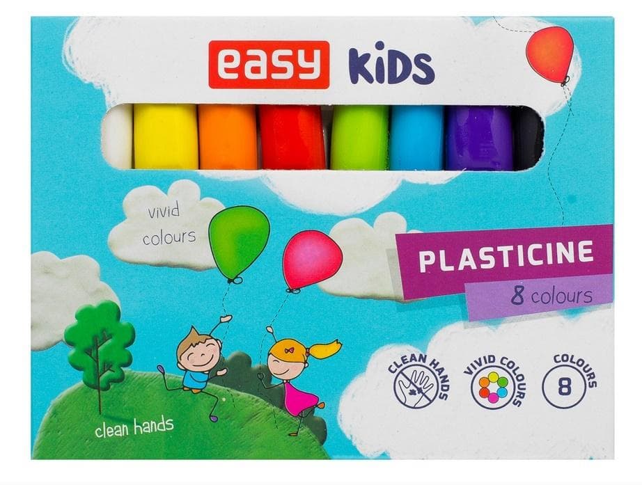 Easy Stationery Plastelina 8 kolorów do modelowania 3D