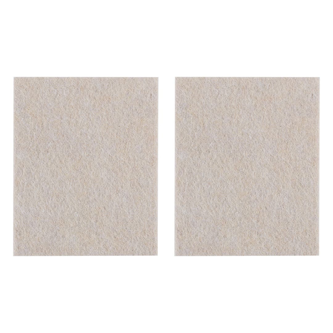 Podkładki filcowe samoprzylepne jasnobrązowe 80 x 100 mm 2 sztuki