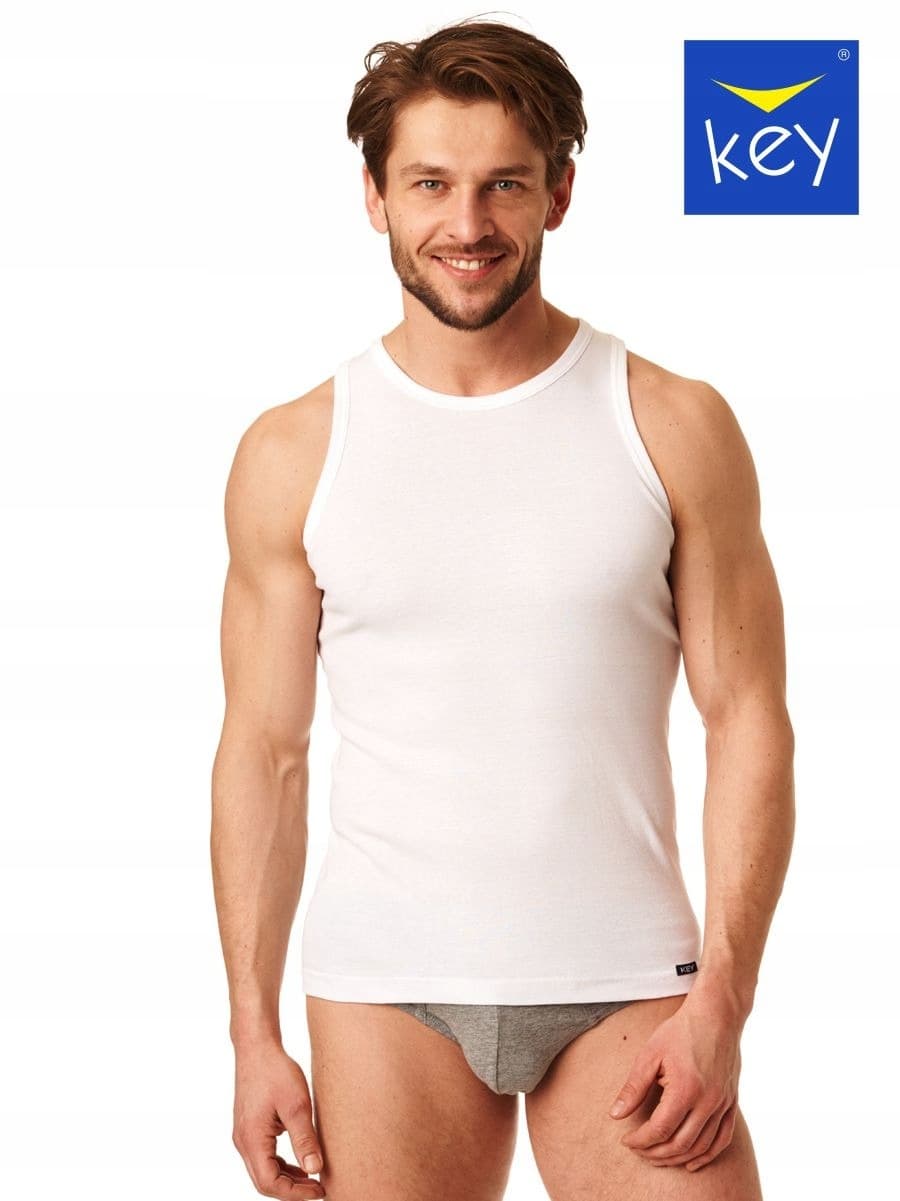 Podkoszulek męski bawełniany Key MVS012 rozmiar XL