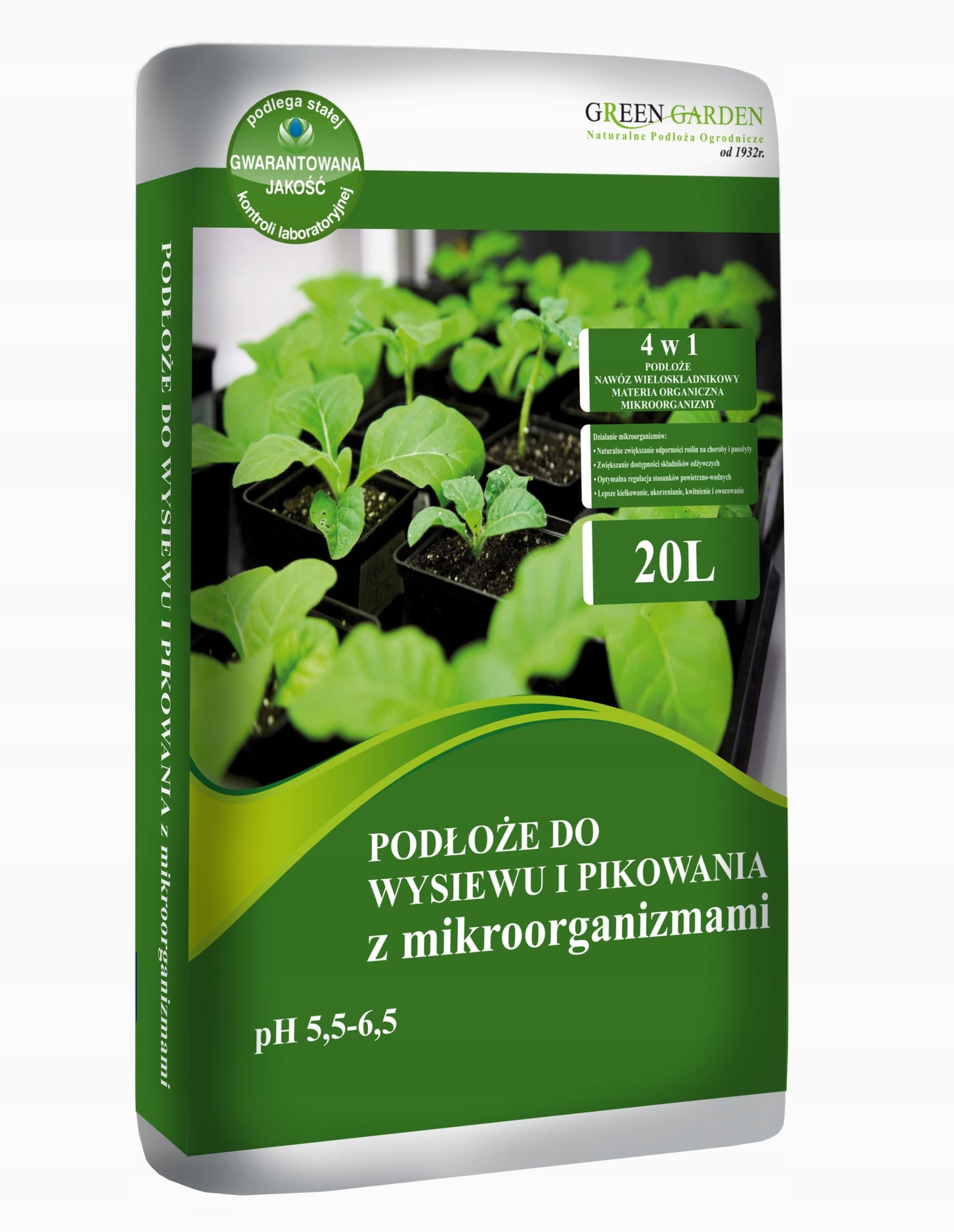 Podłoże do wysiewu i pikowania 20 litrów