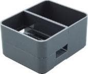 Podstawa pod telefon szara 8 x 10 x 4.5 cm