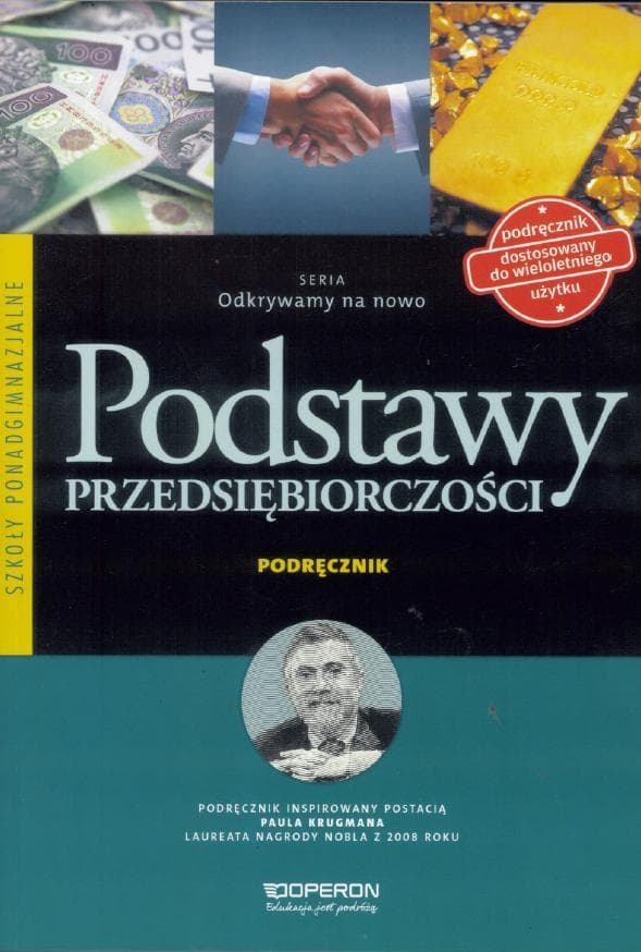 Podręcznik do przedsiębiorczości dla liceum i technikum, wydanie 2015, Operon