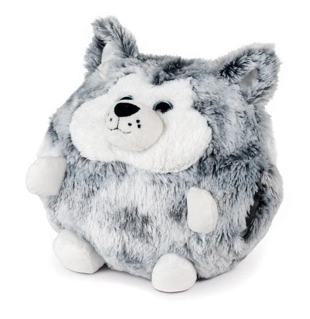 Poduszka pluszowa Husky z ogrzewaczem do rąk Cozy Noxxiez