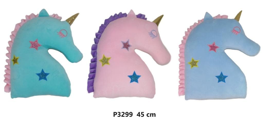 Poduszka dekoracyjna jednorożec rozmiar 45 cm mix wzorów
