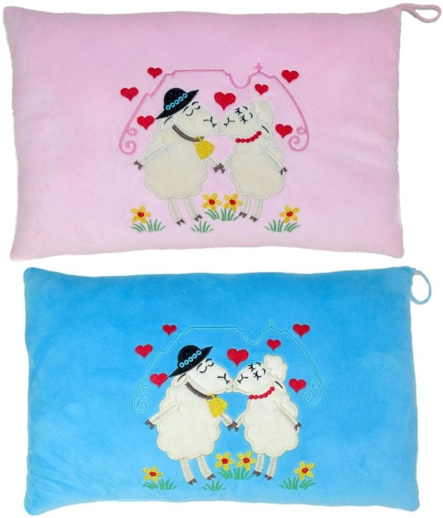 Poduszka dekoracyjna Owieczka Baranek 36 x 22 cm Mix kolorów