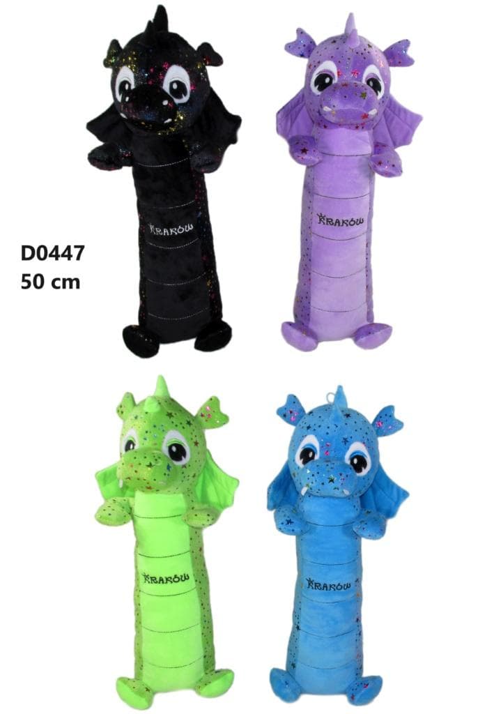 Poduszka wałek dekoracyjny smok Kraków 50 cm