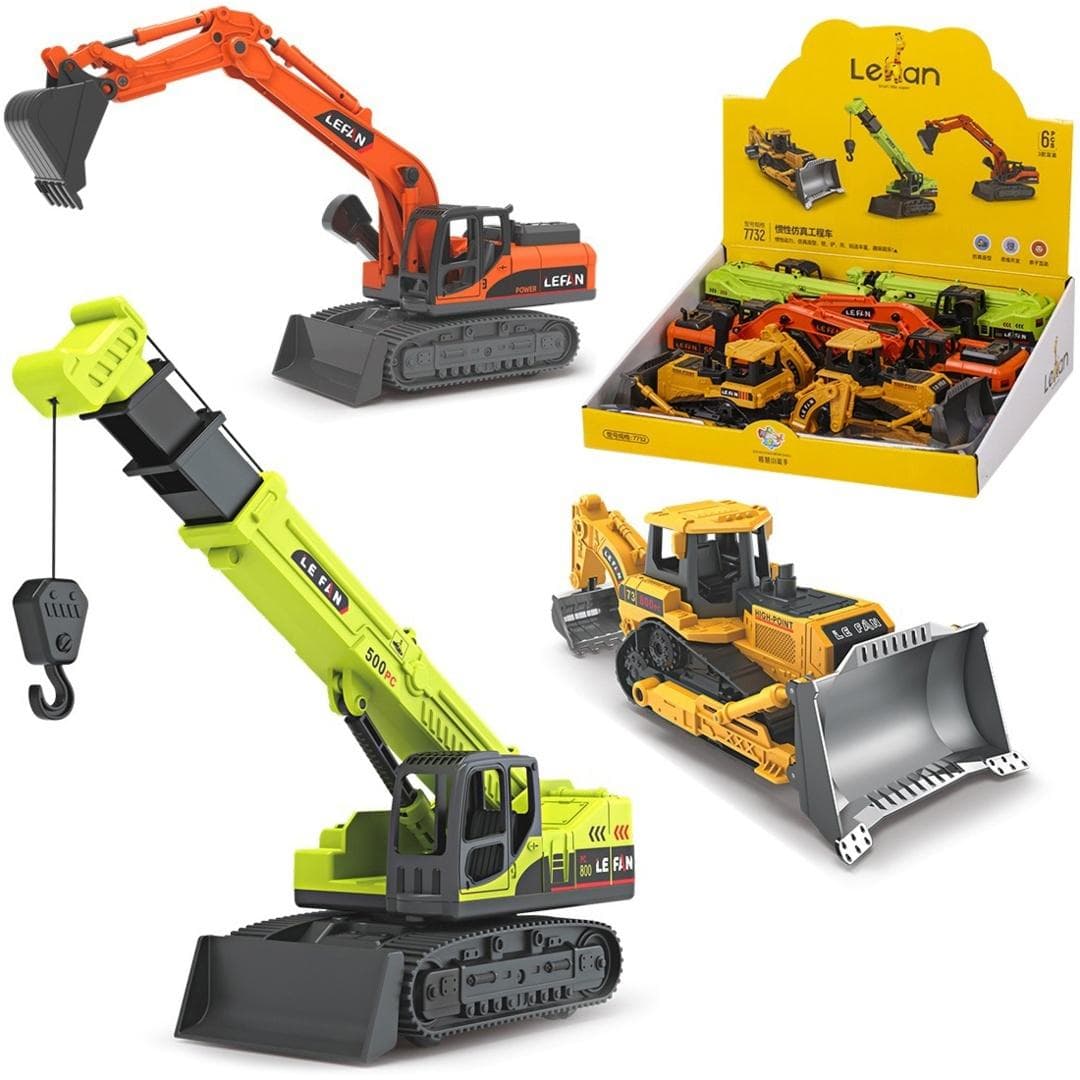 Pojazd budowlany: dźwig, koparka LUB spychacz (wysyłka losowa)