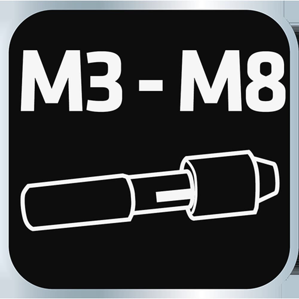 Pokrętło typu T do gwintowników M3 - M8 stalowe