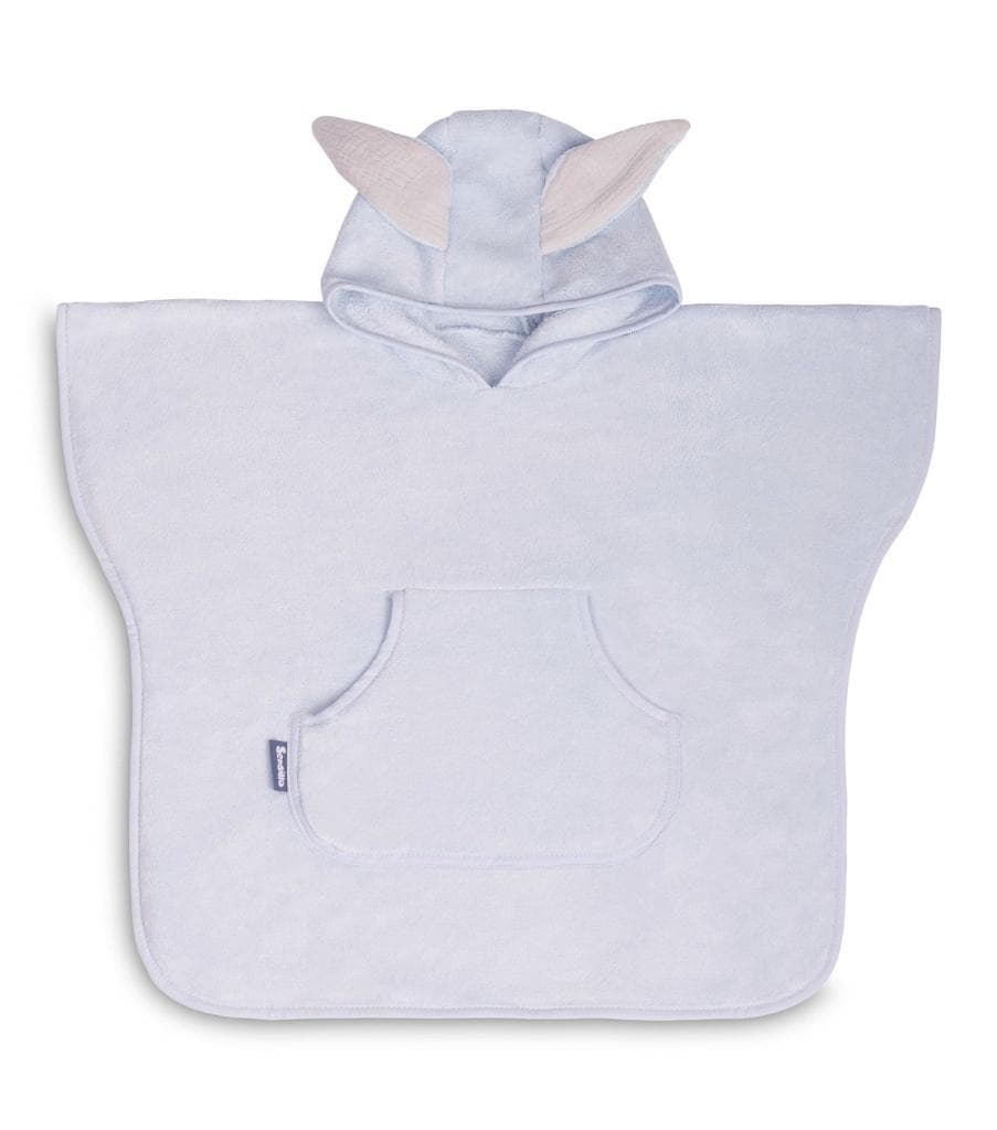 Ponczo kąpielowe dla dzieci coral blue 70 x 60 cm