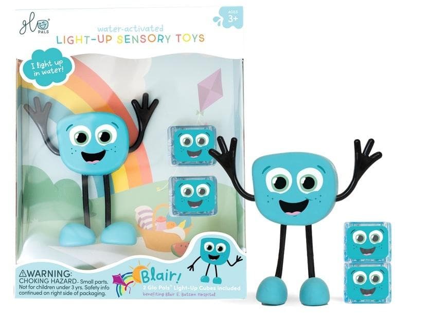 Figurka do kąpieli Glo Pals Blair z kostkami świecącymi