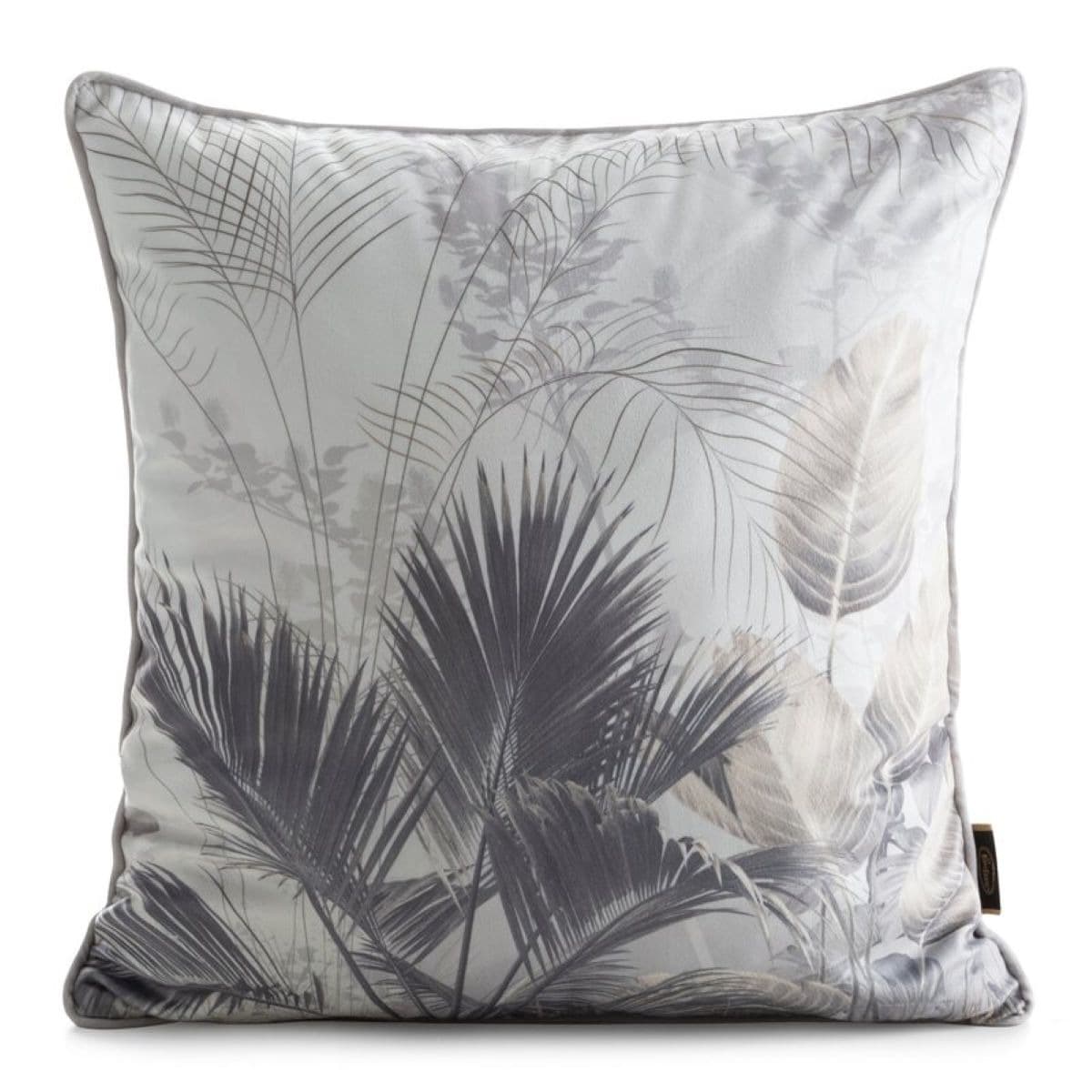 Poszewka dekoracyjna na poduszkę Liście beżowa 45x45 cm