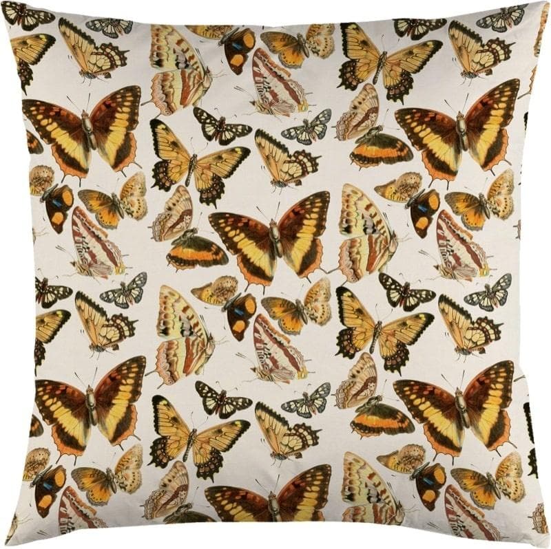 Poszewka dekoracyjna na poduszkę 50 x 50 cm z motywami motyli