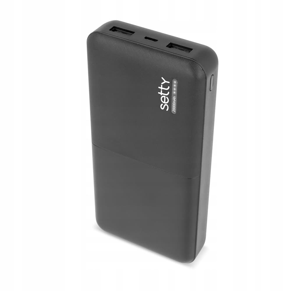 Powerbank 20000 mAh Setty czarny