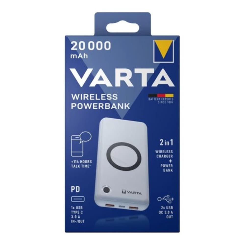 Powerbank Varta 20000 mAh do ładowania urządzeń mobilnych