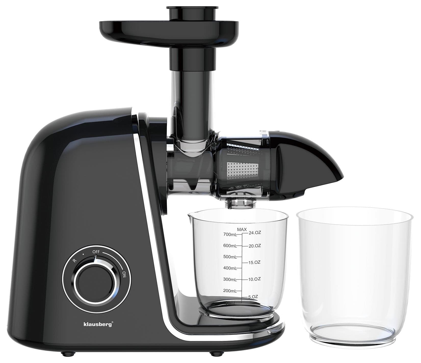 Pozioma wyciskarka wolnoobrotowa do owoców i warzyw Klausberg KB-7866