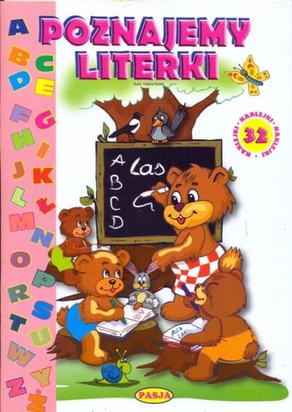Książeczka edukacyjna Poznajemy Literki dla najmłodszych