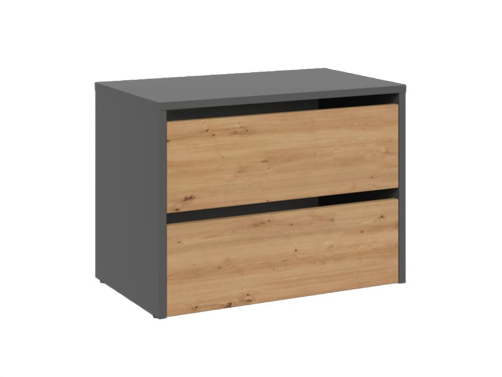 Szafka na obuwie MODO 1 Antracyt Dąb Artisan