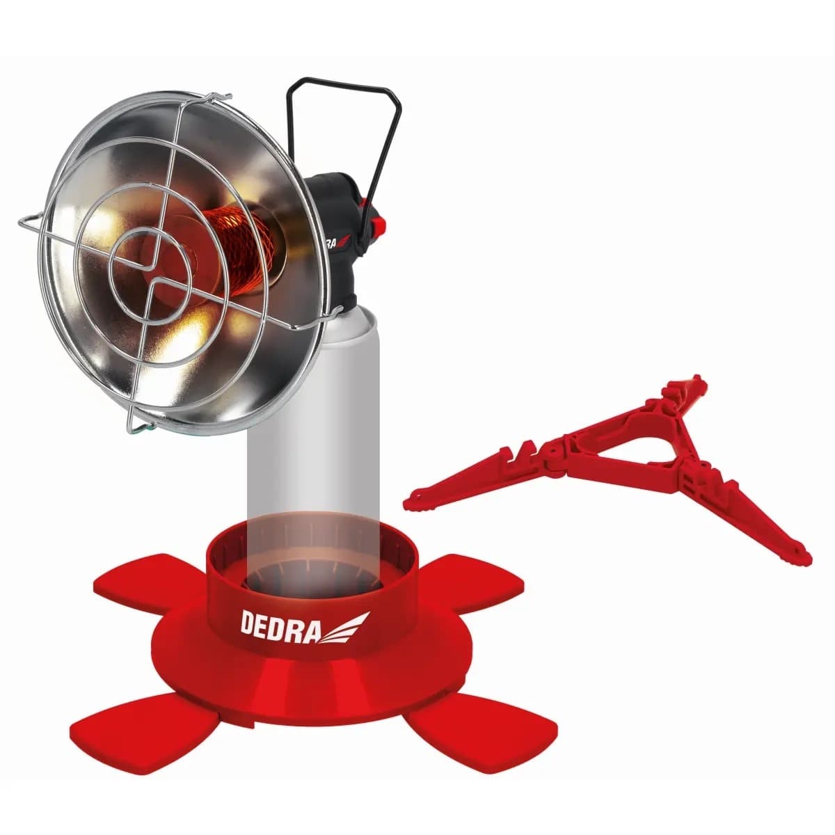 Promiennik turystyczny gazowy na kartusz 7/16 cala z zapłonem PIEZO