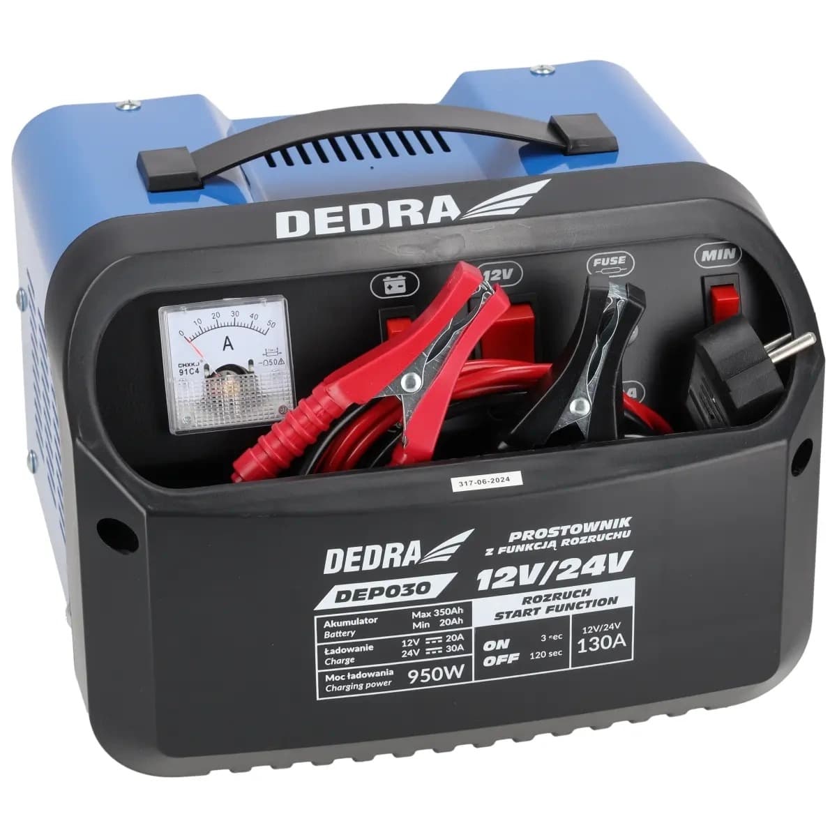 Prostownik z rozruchem 12/24V 20-350Ah