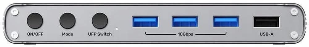 Przełącznik KVM USB-C 10Gbps z HDMI z transferem plików