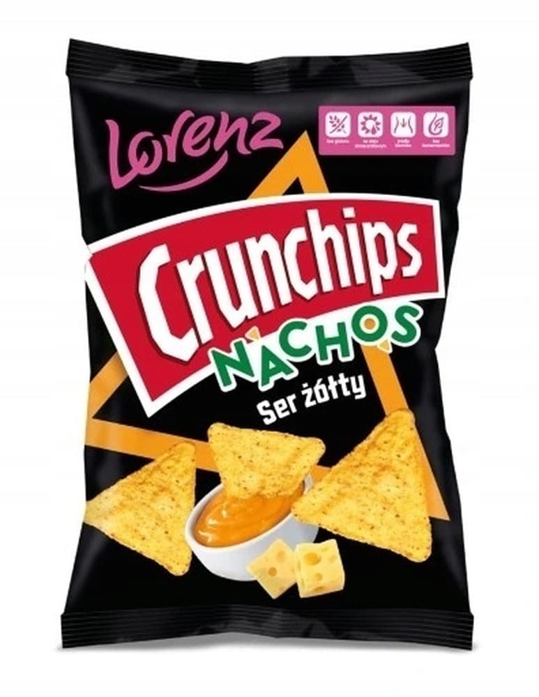Przekąska kukurydziana Crunchips o smaku Nachos Ser 100 g