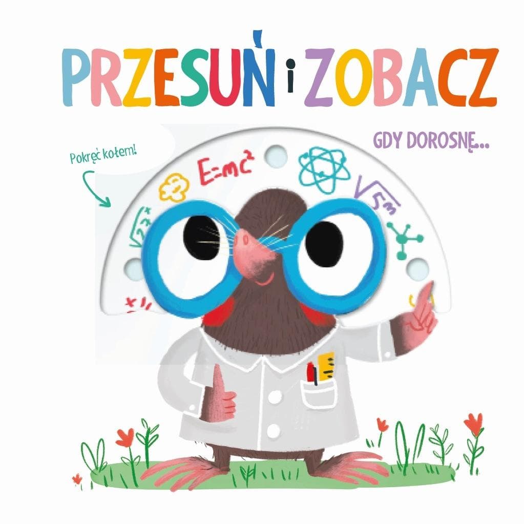 Przesuń i zobacz - Gdy dorosnę - książeczka dla dzieci