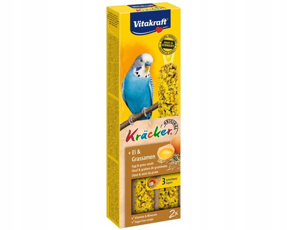 Przysmak dla papug VK.KRACKER o smaku owocowym, 2 sztuki po 54 g