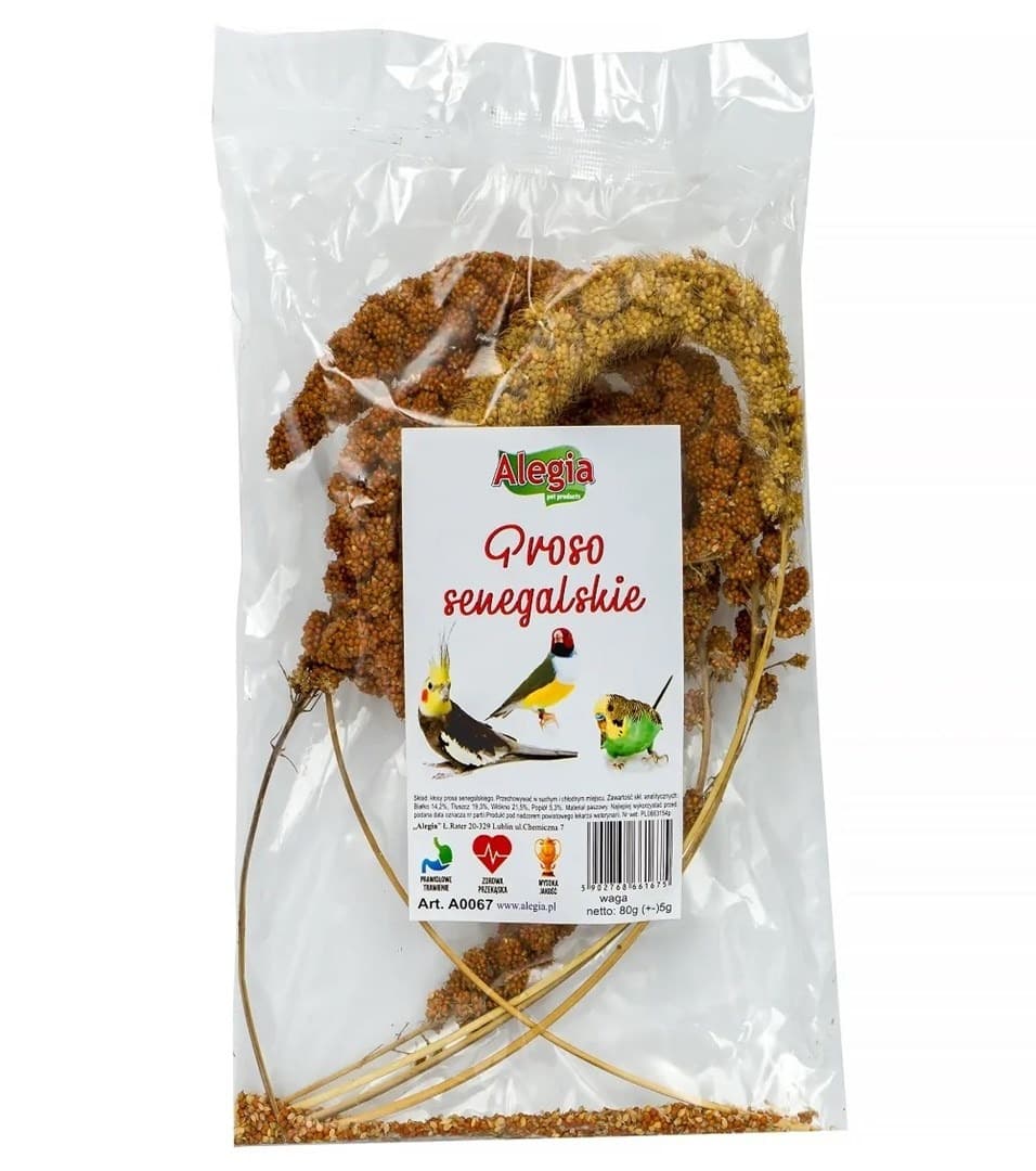 Przysmak dla ptaków proso senegalskie 80g