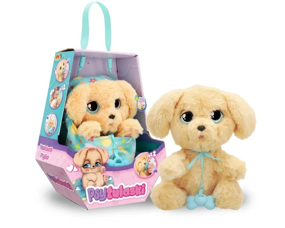 Psytulaski interaktywny pluszowy szczeniak Labrador w torebce