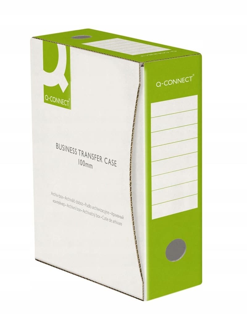Pudło archiwizacyjne A4 o szerokości 100 mm z kartonu