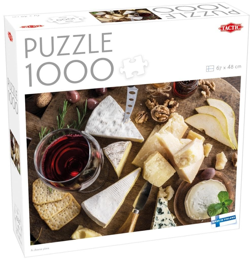 Puzzle 1000 elementów A cheese plate Tactic