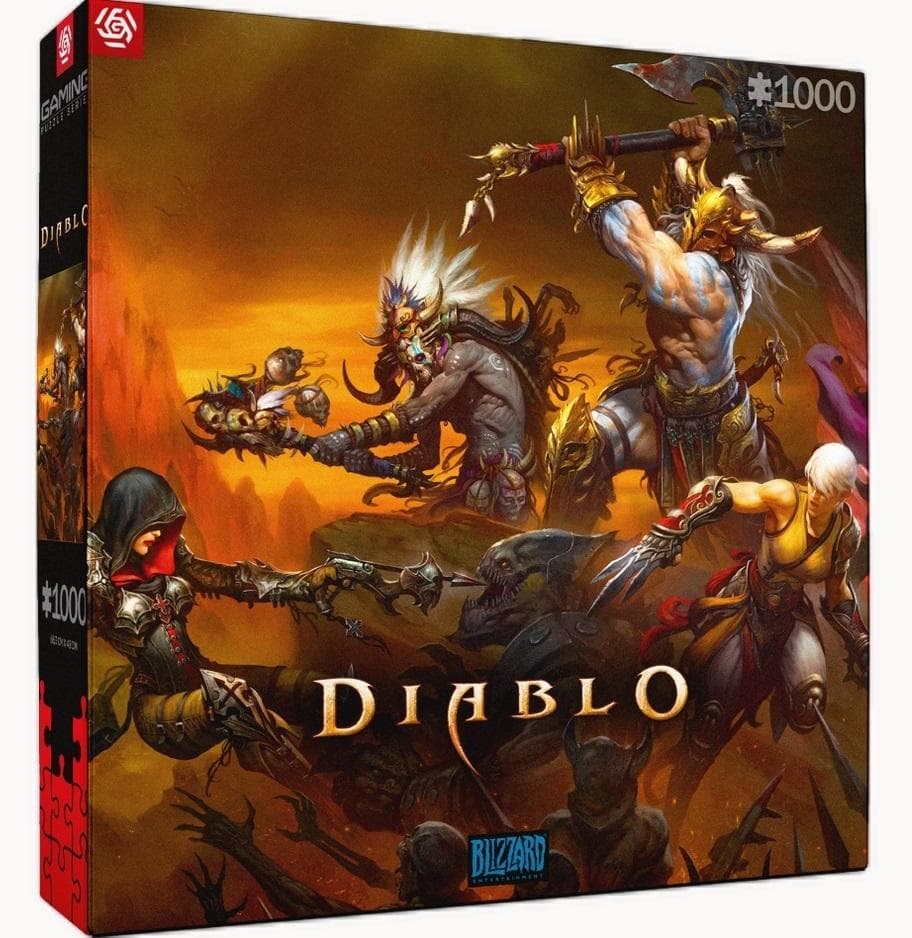 Puzzle 1000 elementów Diablo: Bitwa Bohaterów