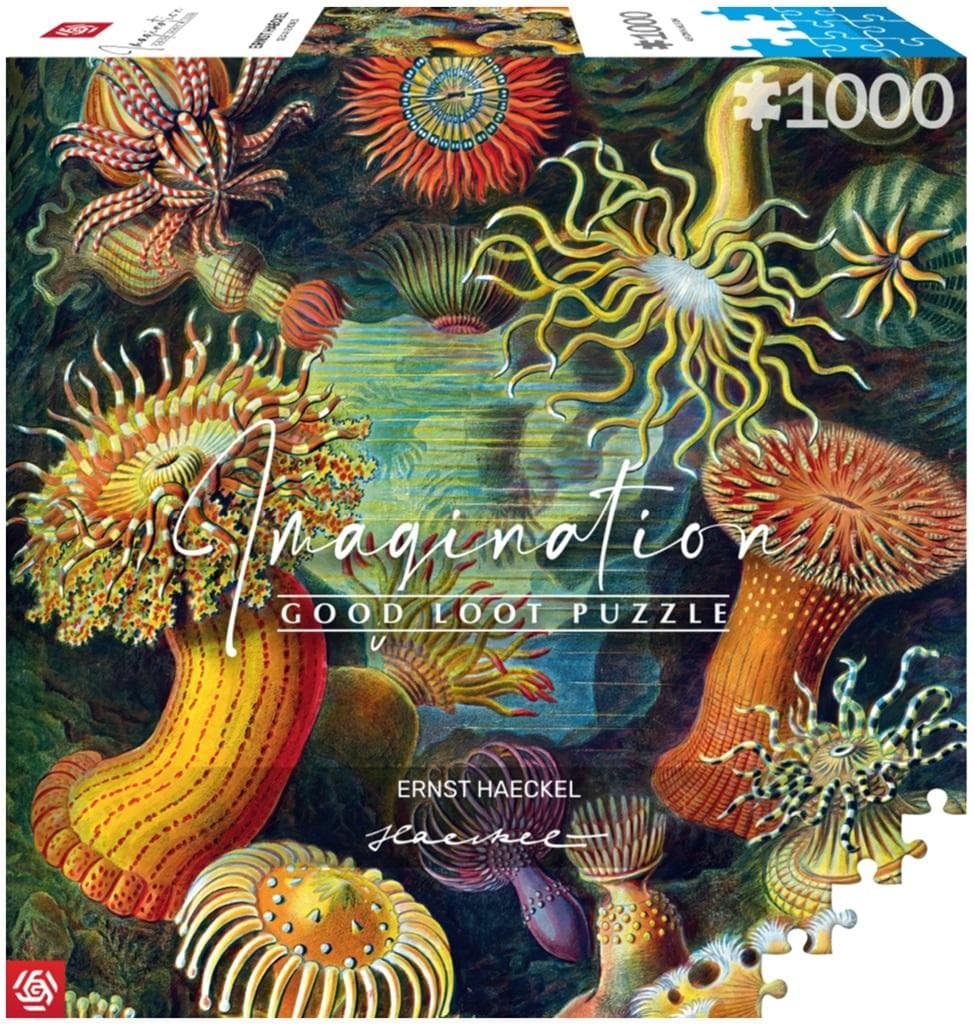 Puzzle Good Loot 1000 elementów Imagination Ernst Haeckel Stworzenia Morskie