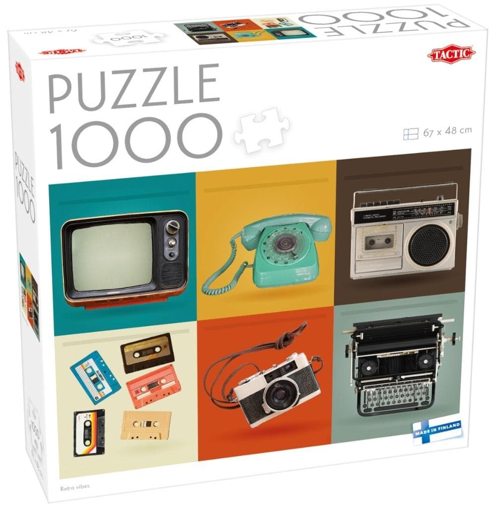 Puzzle 1000 elementów Retro Vibes dla miłośników układanek