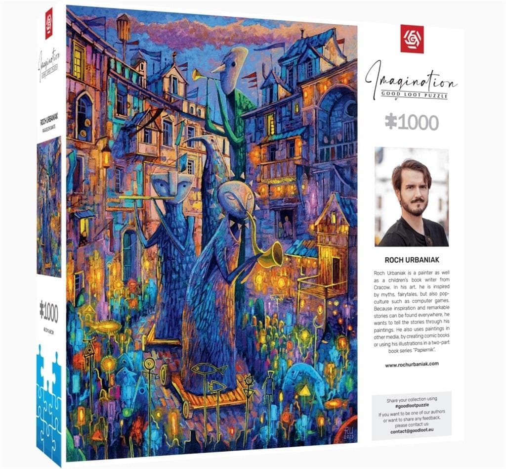 Puzzle Good Loot 1000 elementów Imagination Roch Urbaniak Parada Olbrzymów