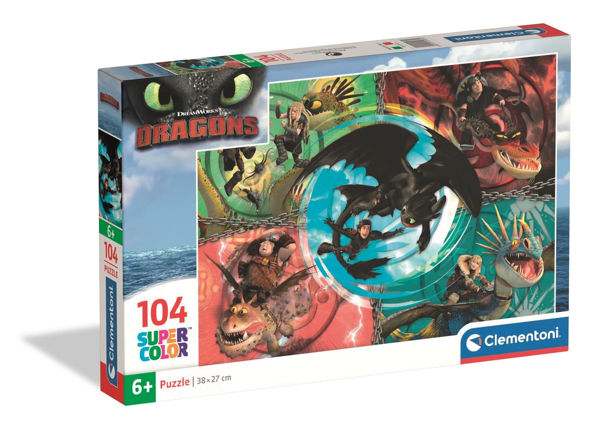 Puzzle 104 Super kolor How to Train Your Dragon 25035