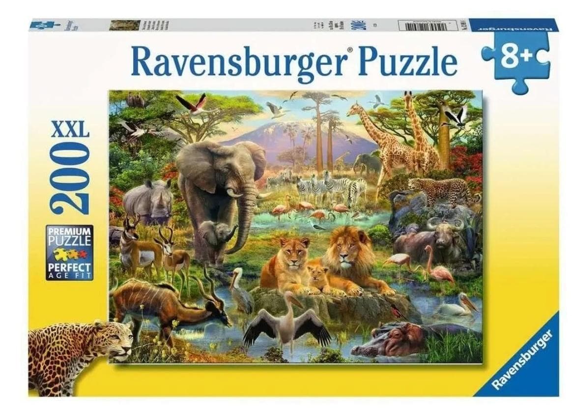 Puzzle 200 elementów Zwierzęta Sawanny XXL Ravensburger