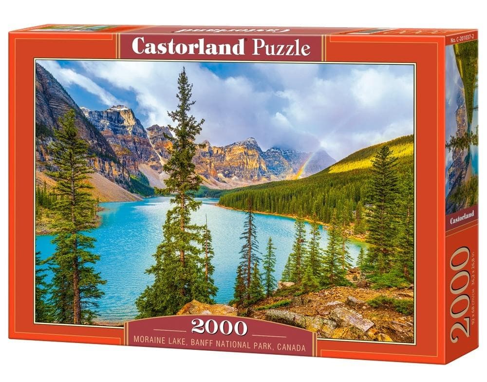 Puzzle 2000 elementów Jezioro Moraine Park Narodowy Banff