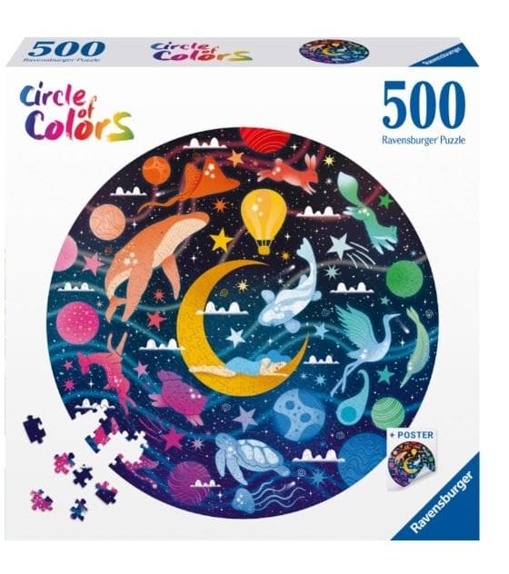 Puzzle 2D 500 elementów Paleta kolorów Marzenia dla dorosłych