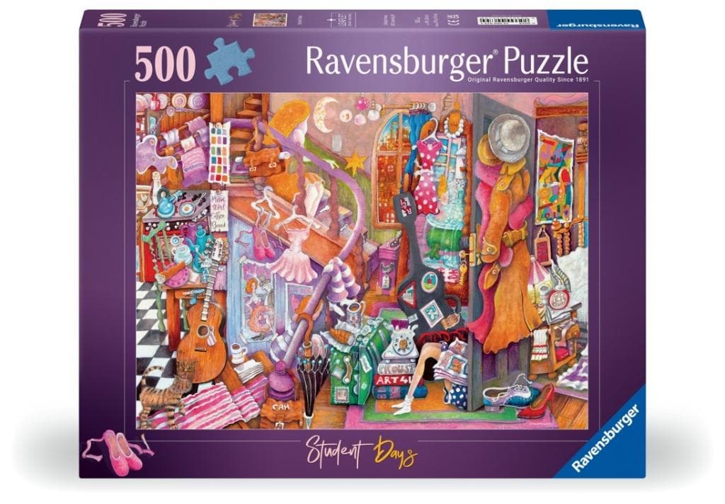 Puzzle 2D Artystyczny nieład 500 elementów Ravensburger